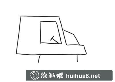 簡筆畫教程怎么畫挖掘機