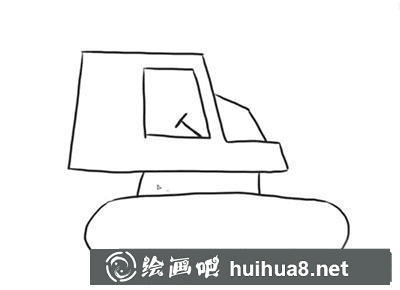 簡筆畫教程怎么畫挖掘機