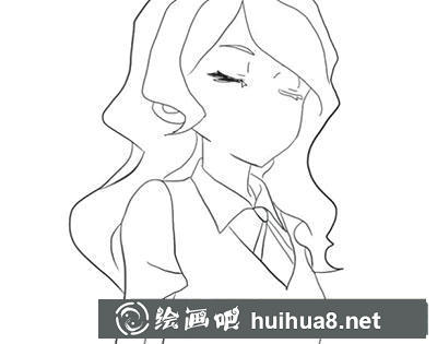 簡筆畫教程怎么畫《小魔女學(xué)園》戴安娜