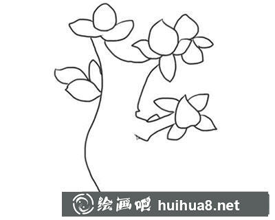簡筆畫教程怎么畫桃樹