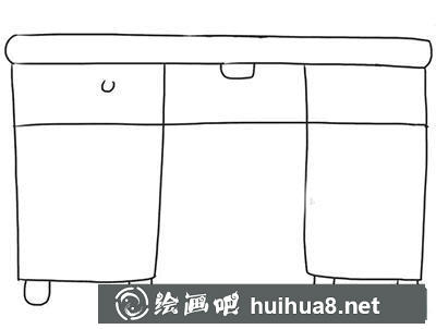 簡筆畫教程怎么畫辦公桌