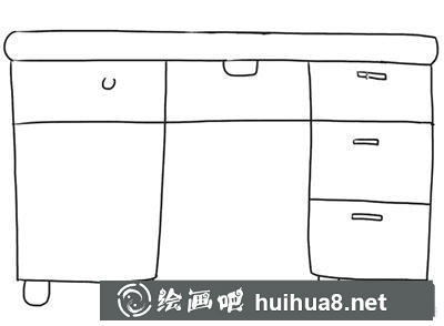 簡筆畫教程怎么畫辦公桌