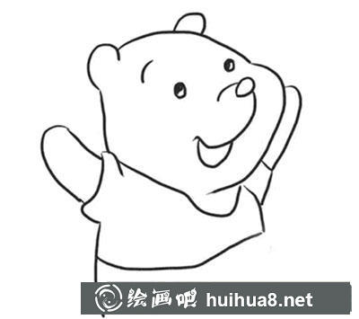 簡筆畫教程怎么畫小熊維尼