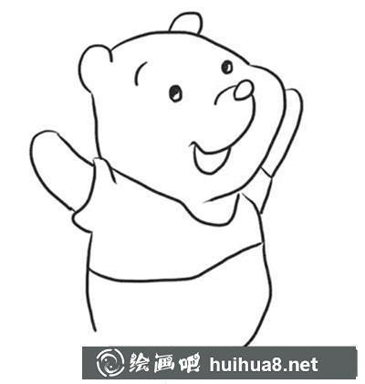 簡筆畫教程怎么畫小熊維尼