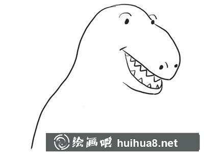 簡(jiǎn)筆畫教程怎么畫恐龍