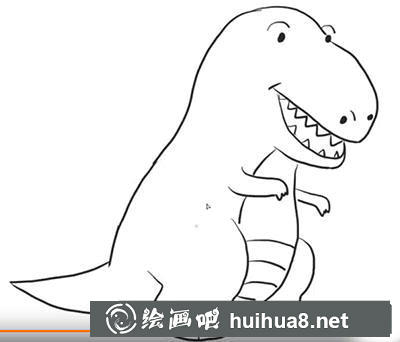 簡(jiǎn)筆畫教程怎么畫恐龍