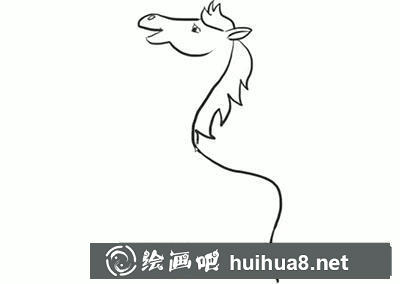 簡筆畫教程怎么畫白龍馬
