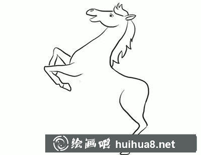簡筆畫教程怎么畫白龍馬