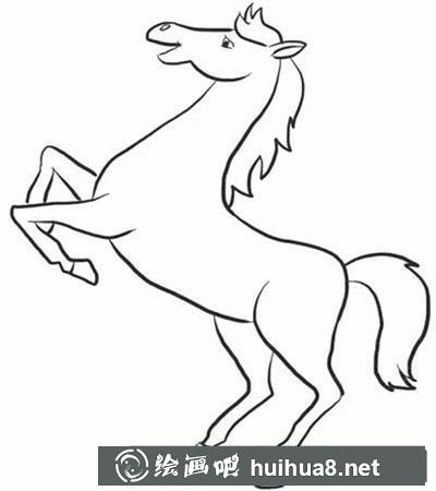 簡筆畫教程怎么畫白龍馬
