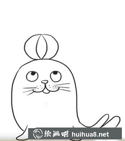 簡(jiǎn)筆畫教程怎么畫海豹g