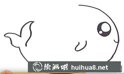 簡筆畫教程怎么畫鯨魚