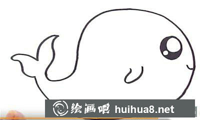 簡筆畫教程怎么畫鯨魚