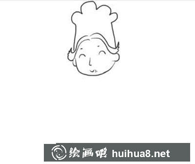 簡(jiǎn)筆畫(huà)教程怎么畫(huà)廚師