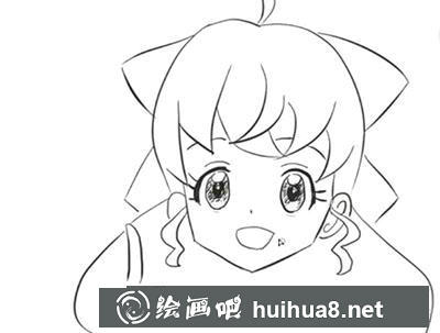簡(jiǎn)筆畫教程怎么畫巴啦啦小魔仙施巧靈
