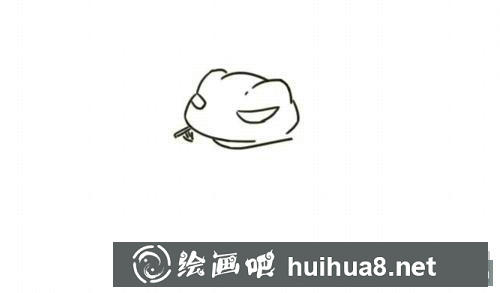 旅行青蛙簡(jiǎn)筆畫過程