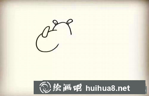 犀牛簡(jiǎn)筆畫過程