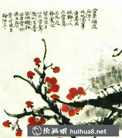 國畫教程：梅花的幾種不同畫法