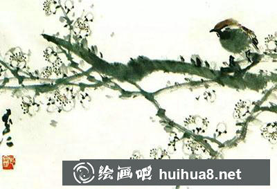 國畫教程：梅花的幾種不同畫法