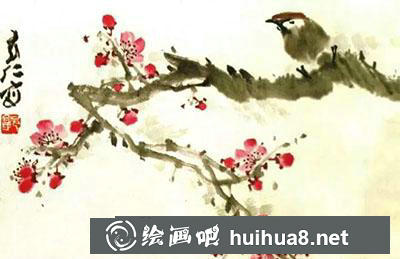 國畫教程：梅花的幾種不同畫法