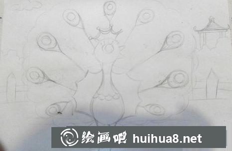 孔雀的畫(huà)法