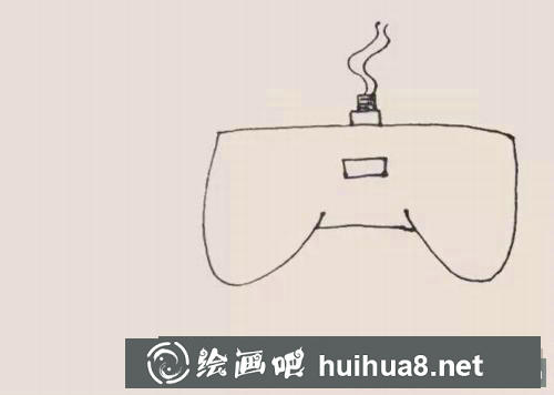 游戲手柄簡筆畫過程