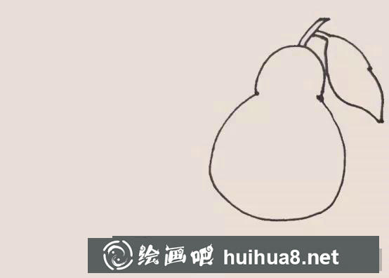 蘋果簡筆畫過程