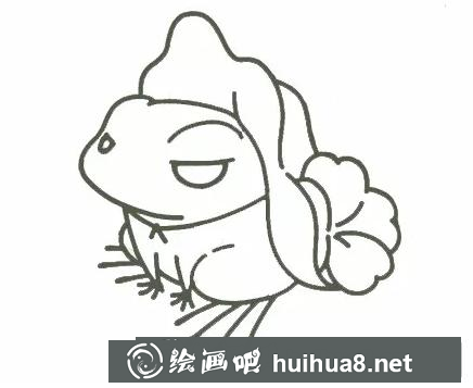 旅行青蛙的畫法