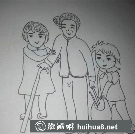 家庭畫教程
