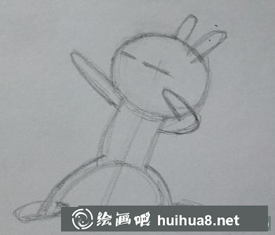 兔斯基簡筆畫步驟