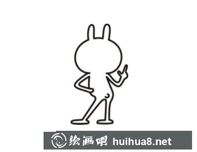 兔斯基簡筆畫