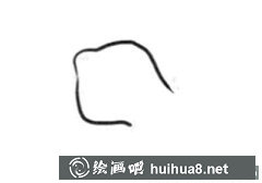 簡筆畫梔子花步驟教程
