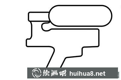 簡筆畫教程怎么畫玩具水槍
