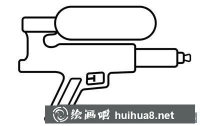 簡筆畫教程怎么畫玩具水槍