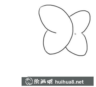 簡筆畫教程怎么畫蝴蝶花
