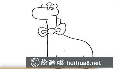 簡筆畫教程怎么畫長頸鹿