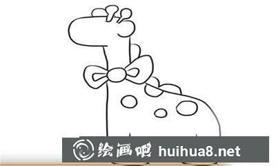 簡筆畫教程怎么畫長頸鹿