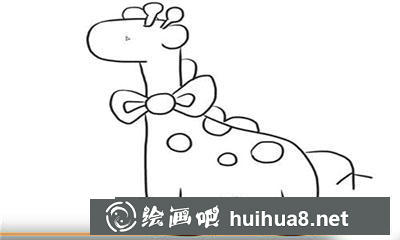 簡筆畫教程怎么畫長頸鹿