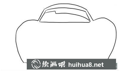 簡(jiǎn)筆畫教程怎么畫汽車總動(dòng)員閃電麥昆