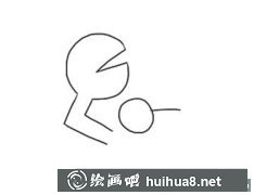 簡(jiǎn)筆畫教程開心螃蟹畫法