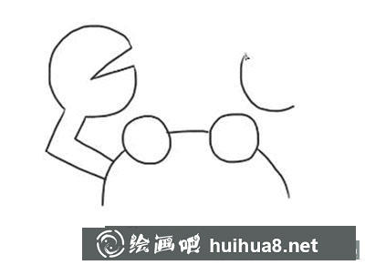 簡筆畫教程怎么畫開心的螃蟹