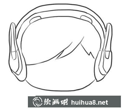 簡筆畫教程怎么畫《守望先鋒》人物