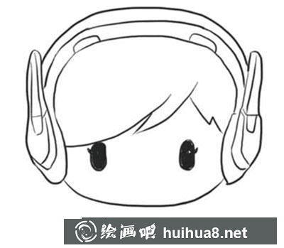 簡筆畫教程怎么畫《守望先鋒》人物
