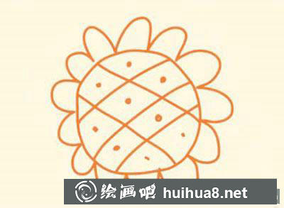 簡筆畫教程怎么畫向日葵