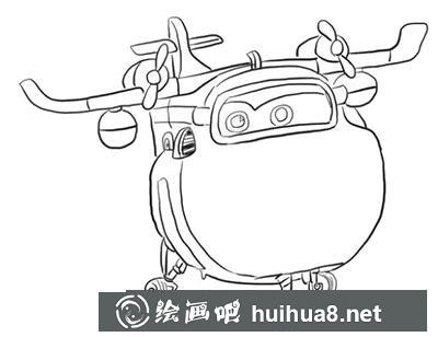 簡筆畫教程怎么畫超級飛俠多多