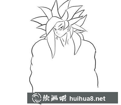 簡筆畫教程怎么畫超級(jí)賽亞人