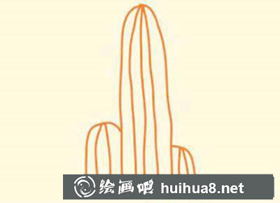 簡(jiǎn)筆畫教程怎么畫仙人掌