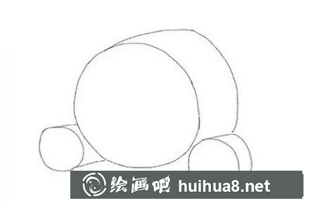 小火車兒童畫