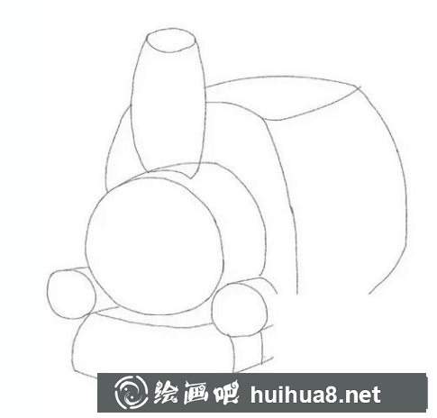 小火車兒童畫