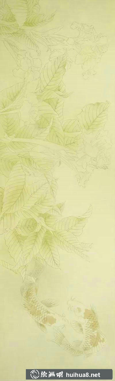 工筆畫教程怎么畫《荷花戲水圖》