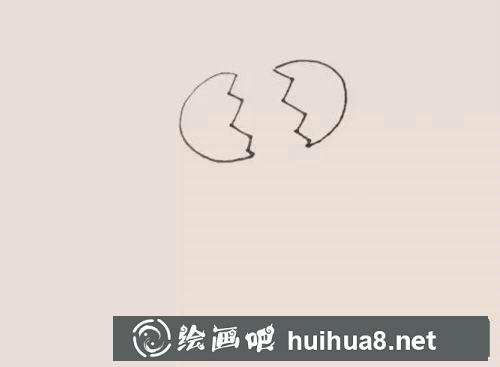 荷包蛋簡筆畫過程